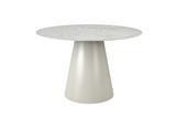 Dining table VOGUE 120cm round grey stone look