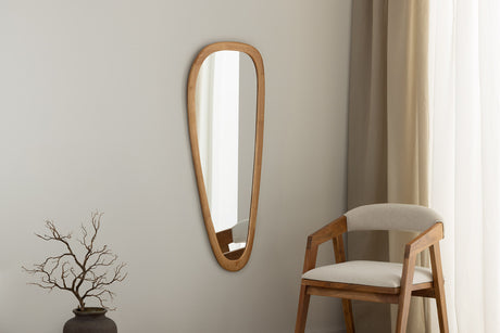 Wandspiegel ORGANIC 120 cm Massivholz Eichenholzoptik