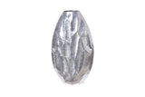 Vase ORGANIC ORIENT 45cm silver