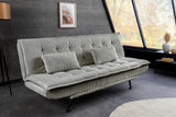 Sofa bed JAZZ 195cm 3-seater cord greige
