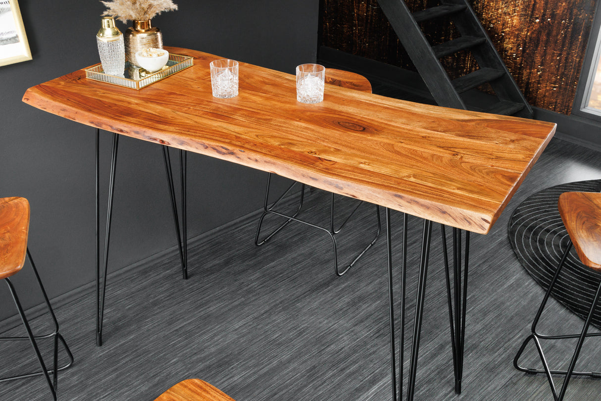 Bar table MAMMUT 140cm 35mm acacia wood