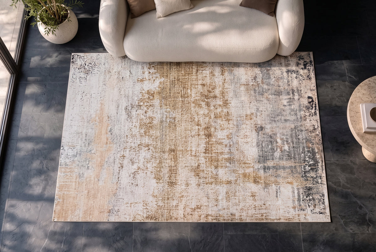 Teppich DESERT PATINA 240x160cm Patina-inspiriertes Muster sand greige taupe