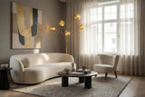 Floor lamp LIQUID DIAMOND gold 200cm