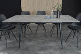 Dining table APARTMENT 120-160cm extendable grey stone look