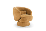 Sessel BOSSA NOVA 360° drehbar Bouclé senfgelb
