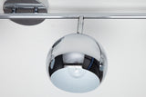 Pendant lamp BUBBLE 105cm chrome