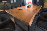 Dining table MAMMUT 180cm U-legs 35mm acacia wood