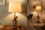 Floor lamp SEVEN SEAS 80cm w/ authentic rope