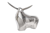 Briefbeschwerer BIG BULL Aluminium silber