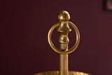Etagere ORIENT 65cm 3 trays with hammer stroke effect gold