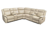 Cinema armchair HOLLYWOD 5-seater artificial leather beige