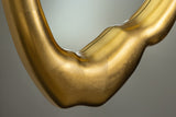 Wall mirror AURA 90cm gold