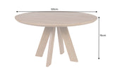 Esstisch ART WOOD Ø 120cm rund Mangoholz naturbraun