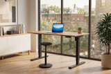 Office desk OAK DESK 140cm height adjustable natural
