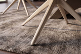 Drehstuhl LUGANO 360° Auto-Return-Funktion mit Armlehnen 150 Kg Belastbarkeit Chenille-Tweed taupe