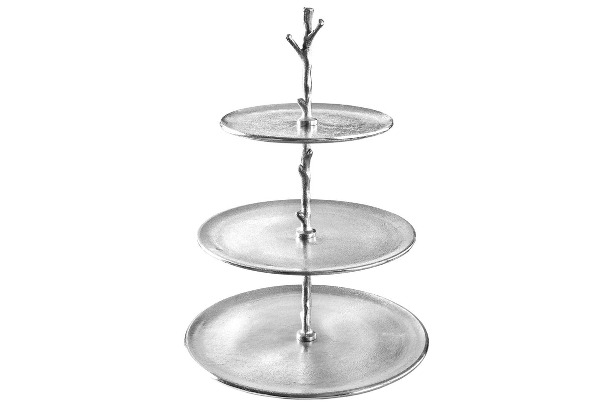 Etagere ABSTRACT 50cm 3 trays silver