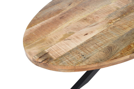 Esstisch GALAXIE 240cm oval Mangoholz natur