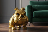 Decoration sculpture BULLDOG 70cm gold