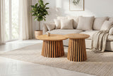 Couchtisch VALHALLA 2er Set Akazienholz natur
