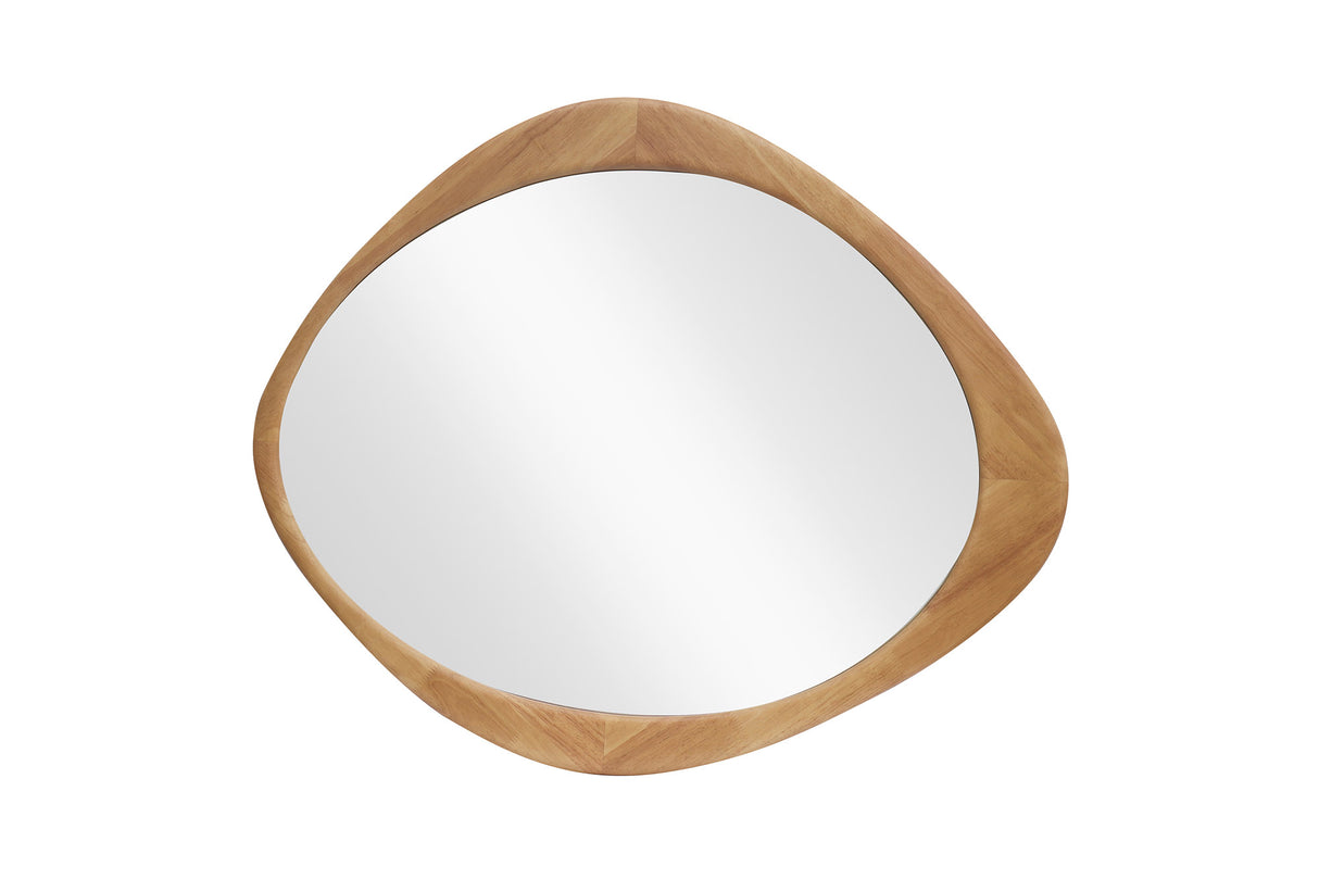 Wall mirror ORGANIC 90cm massive wood oak wood look