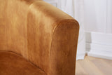 Armchair HEMINGWAY velvet mustard yellow