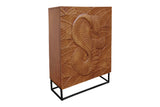 Highboard SNAKE 120cm brown mango wood