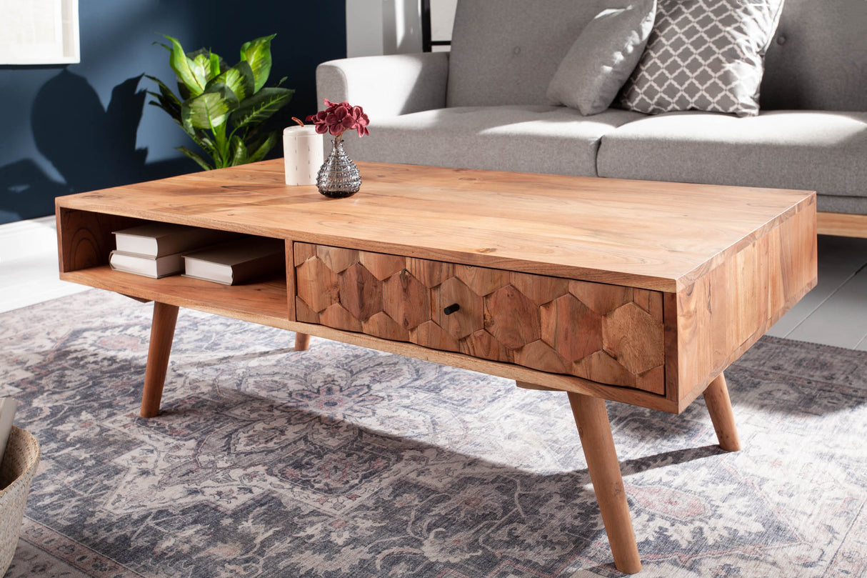 Coffee table MYSTIC LIVING 100cm acacia wood