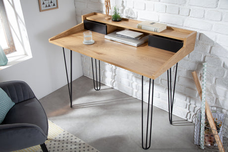 Desk STUDIO 110cm oak-look