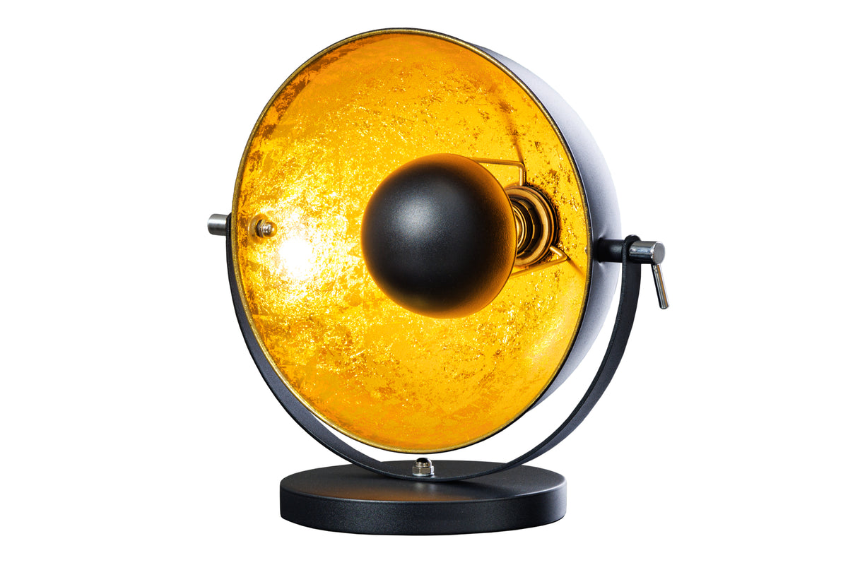 Stolní lampa STUDIO 40cm černá/zlatá