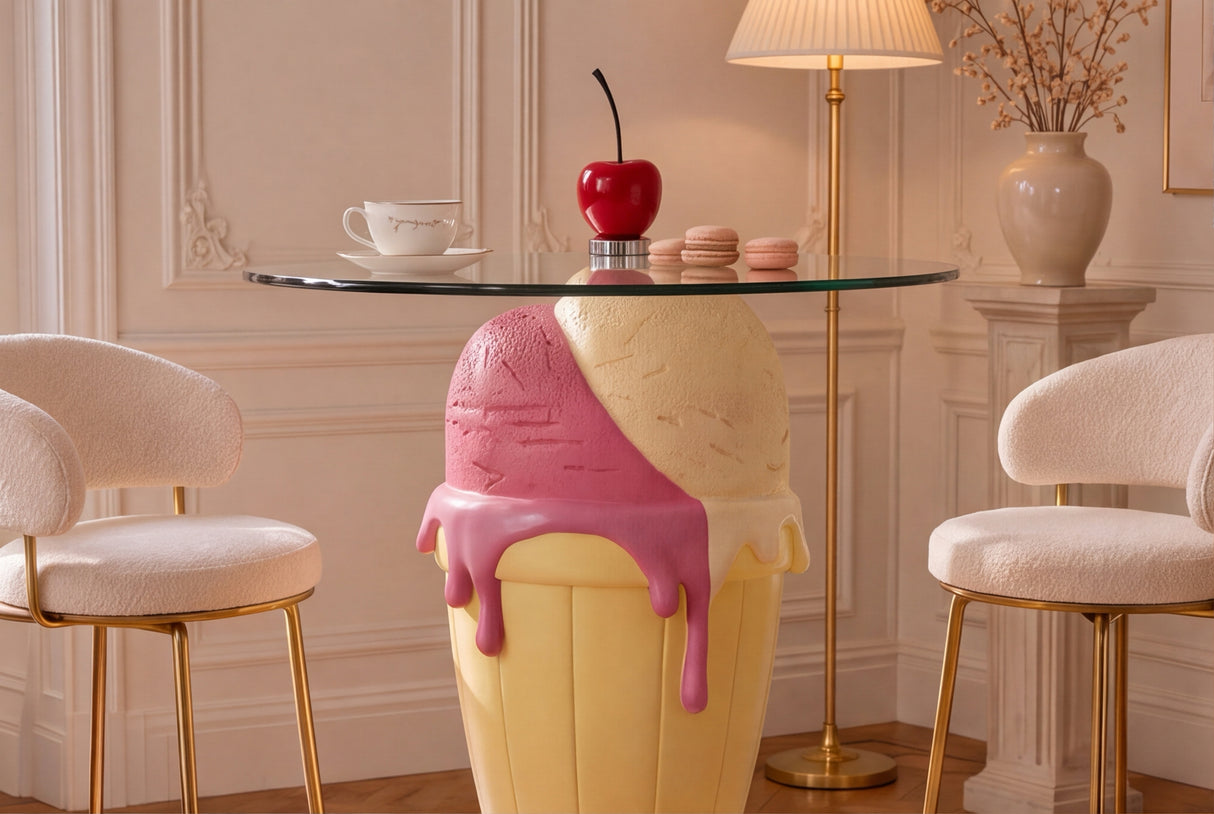 Bistrotisch SWEET SOCIETY Sundae 90cm pastellgelb