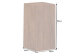 Decoration pillar COLUMNA 50cm acacia natural brown