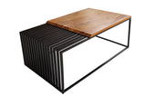 Coffee table ARCHITECTURE 100cm sheesham wood