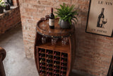 Weinregal BODEGA 100cm für 24 Flaschen Massivholz Tannenholz braun