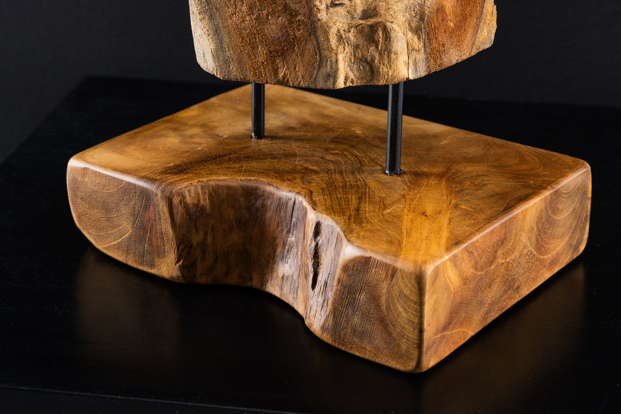 Ornament FLAMME 30-40cm Teakholz