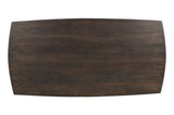 Esstisch GRAND 200cm Mangoholz dunkelbraun grau