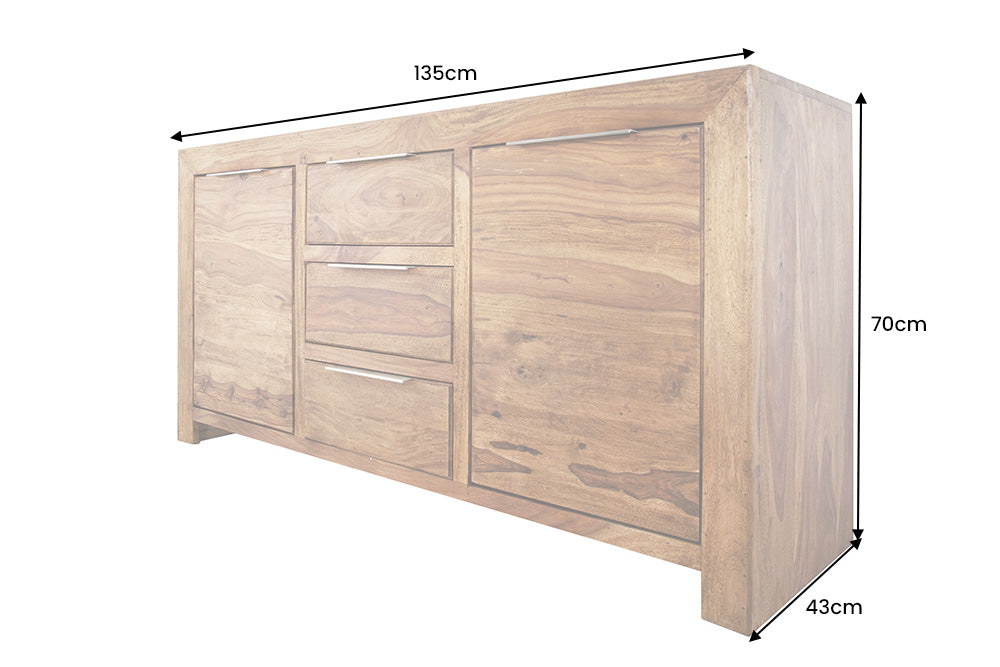 Buffet LAGOS 135cm bois de sheesham