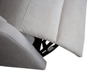 Cinema armchair HOLLYWOOD electrically adjustable textured fabric beige