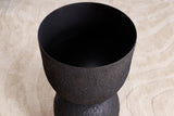 Vase SANDGLASS L 55cm Eisen schwarz