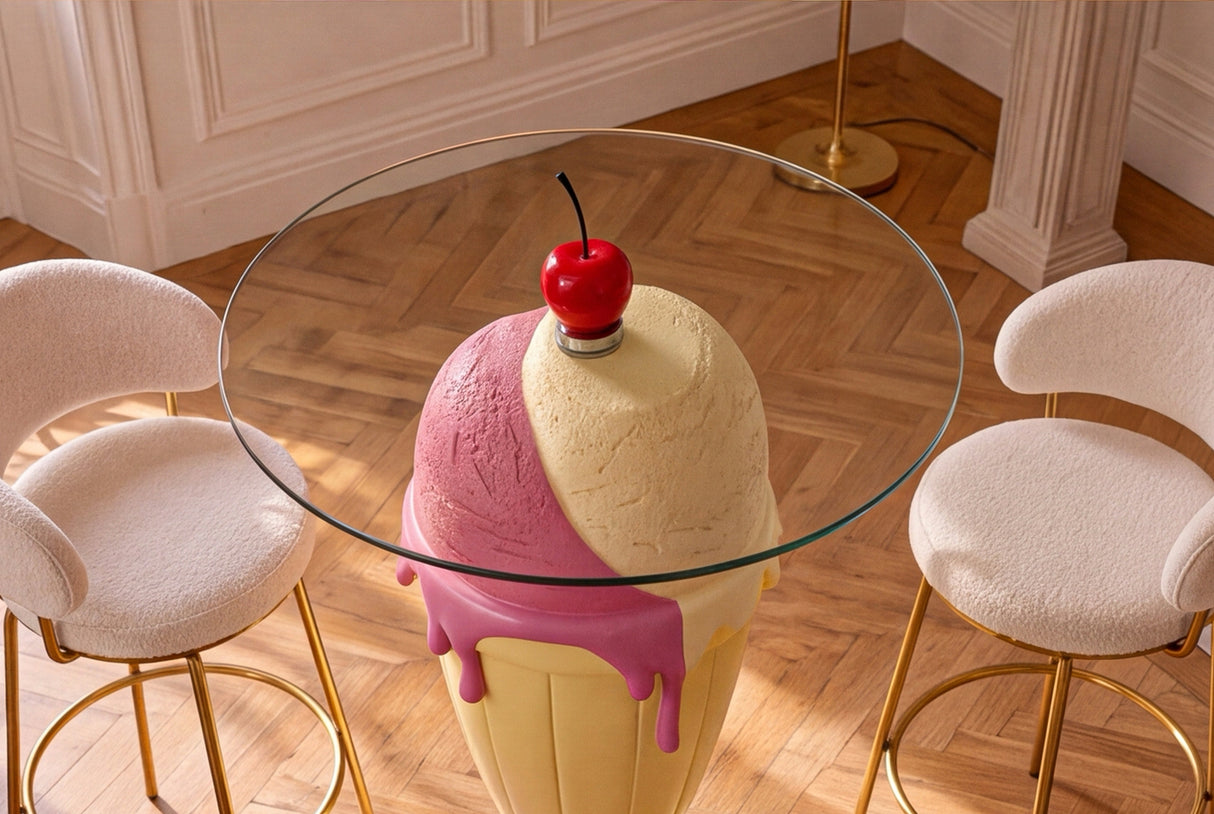 Bistrotisch SWEET SOCIETY Sundae 90cm pastellgelb