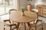 Esstisch ART WOOD Ø 120cm rund Mangoholz naturbraun
