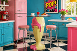 Bistrotisch SWEET SOCIETY Sundae 90cm pastellgelb