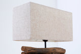 Table lamp PERIFERE driftwood beige