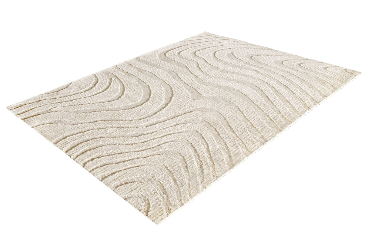 Teppich Wave 170x240cm cremebeige