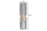 Vase PRECIOUS 50cm hammer stroke effect black gold