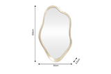 Wall mirror EMBER 100cm frame gold