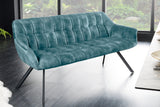 Bench PAPILLON 165cm velvet teal