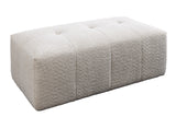 Sofa ROYAL 120cm Federkern Bouclé Champagnerbeige