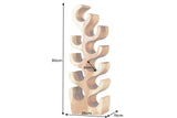 Weinregal ARTE 80cm für 10 Flaschen Suarholz natur