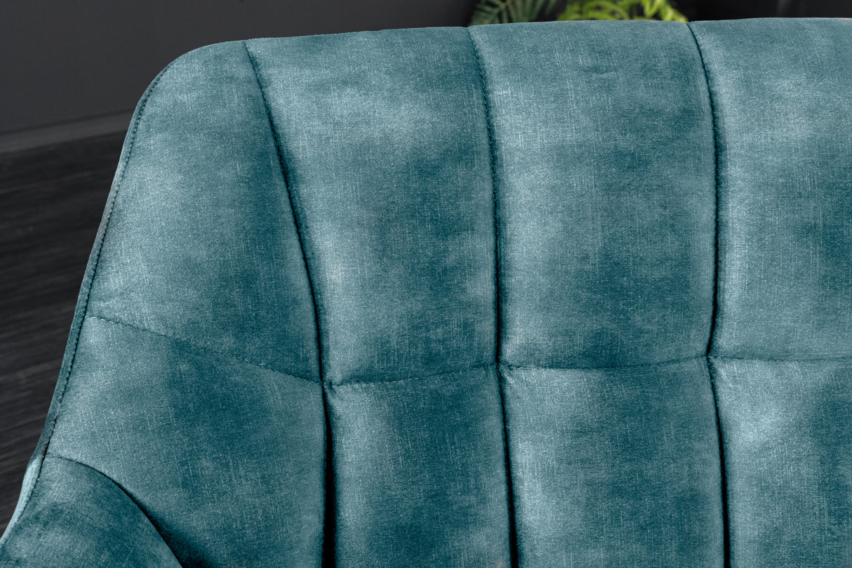 Bench PAPILLON 165cm velvet teal