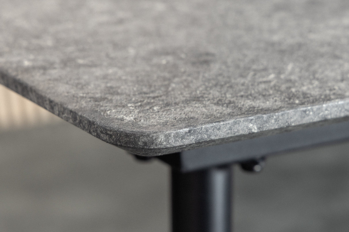 Dining table APARTMENT 120-160cm extendable grey stone look